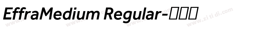 EffraMedium Regular字体转换